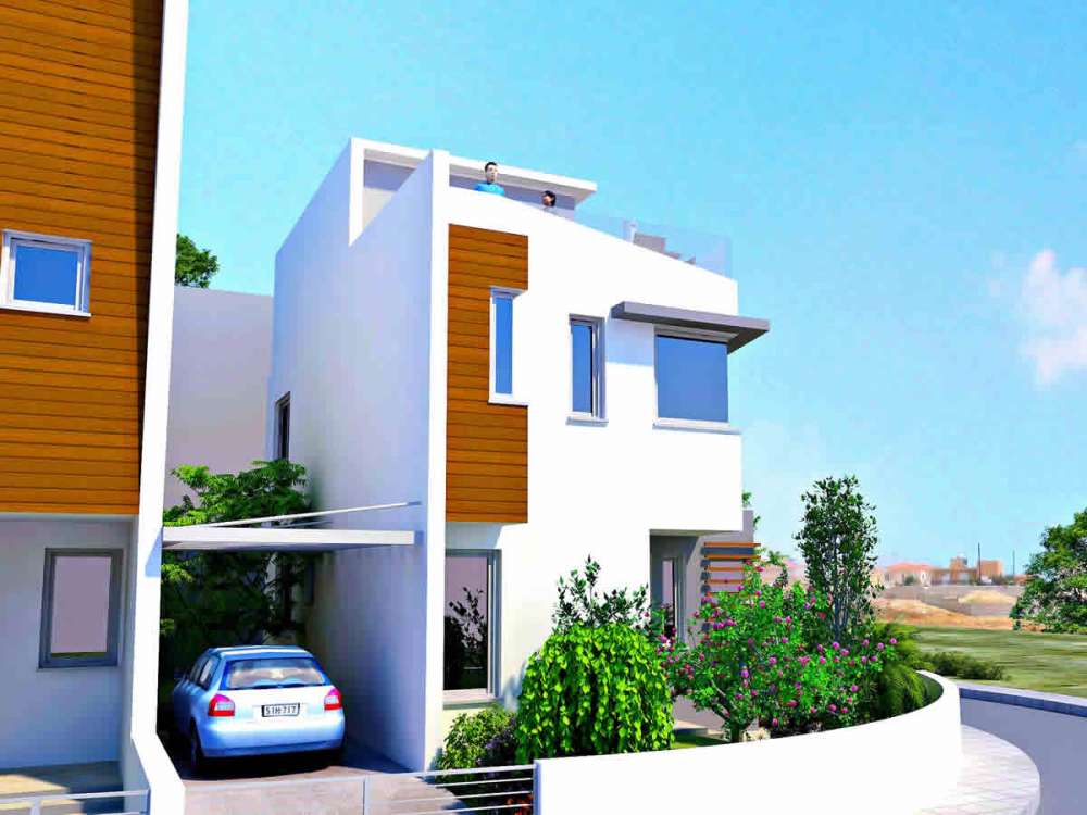 Modern corner home in Larnaca