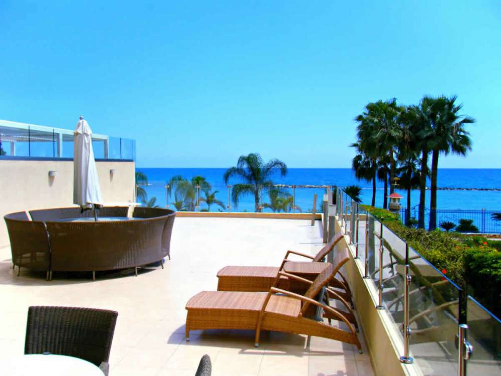 Buy waterfront apartment in Limassol with a large balcony