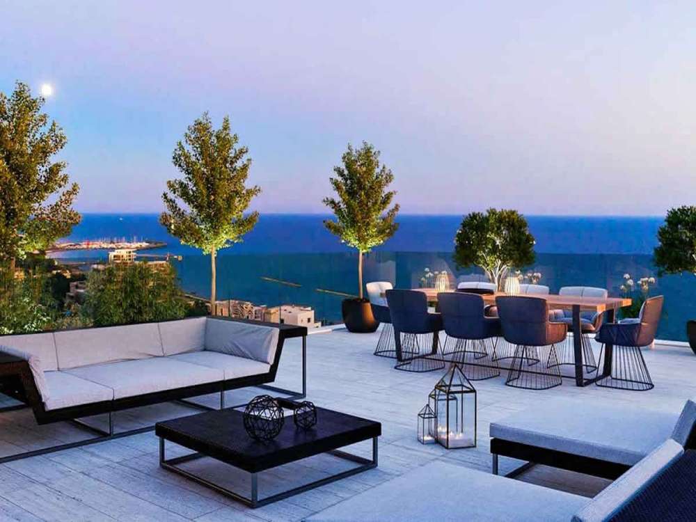 Seaside villas for sale in Limassol with sea view