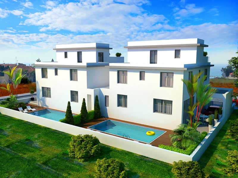 Sea view houses for sale in Larnaca