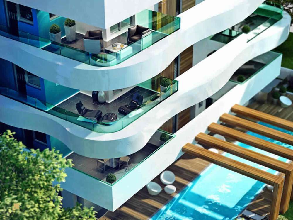Modern beach apartments for sale in Limassol