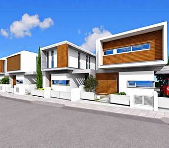 Modern houses in Larnaca