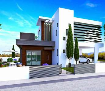 Luxurious modern house for sale in Oroklini Larnaca on big plot of land
