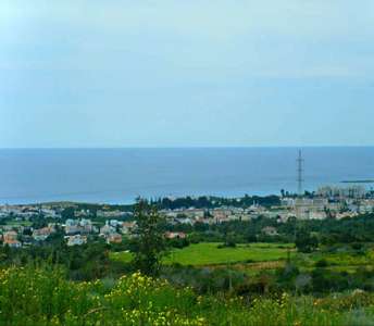 Hilltop house for sale overlooking the sea Ayia Napa Cyprus
