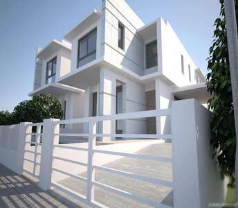State-of-the-art homes for sale in Aradippou village with large vertical windows