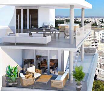 Duplex apartment in Larnaca with big balconies