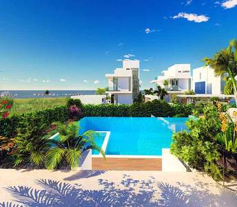 Waterfront houses in the Polis Chrysochous area