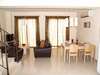 Furnished townhouse interior in Famagusta province featuring minimal open-plan design
